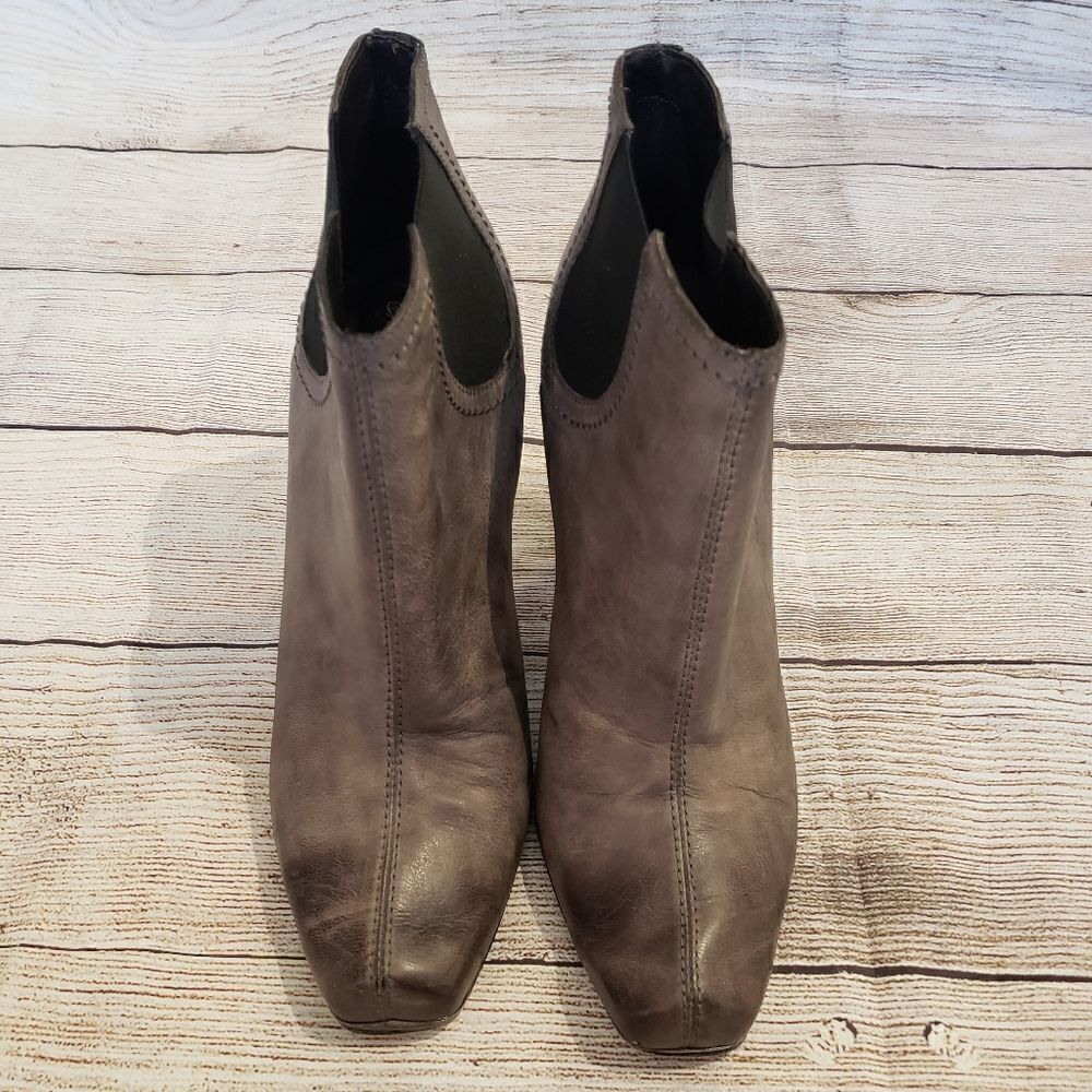 Leather Booties - Picture 2 of 16